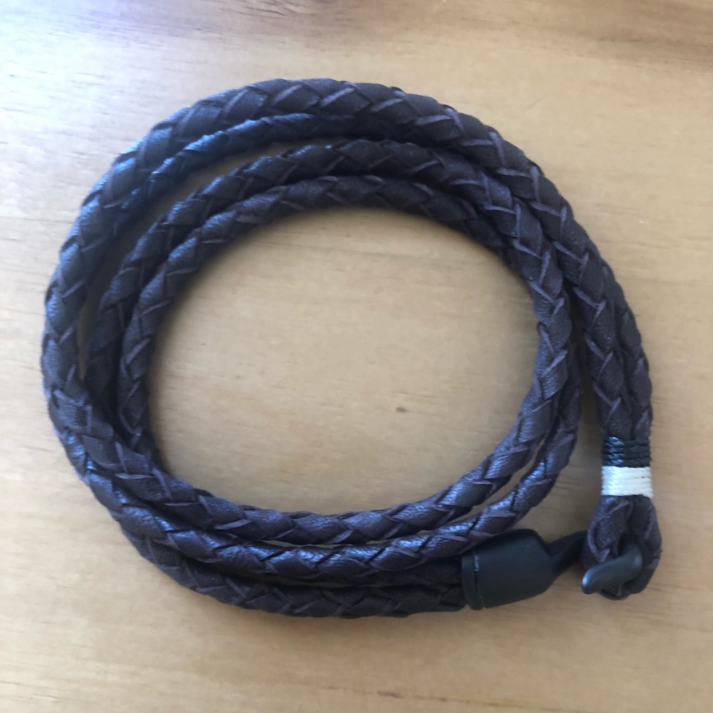 Miansai Trice woven leather Bracelet